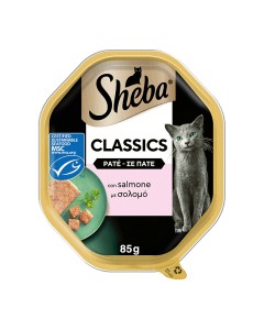 Sheba Classic Δισκάκι Σολομός Πατέ 85gr