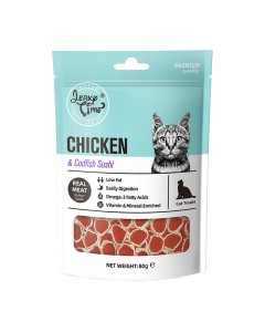 Jerky Time Chicken & Codfish Sushi 80gr