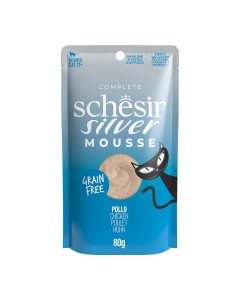 Schesir Cat Silver Μους Κοτόπουλο & Κολοκύθα 80gr
