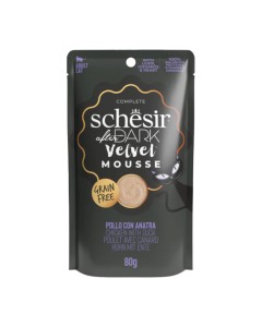 Schesir Cat After Dark Pouch Μους Κοτόπουλο & Πάπια 80gr