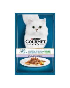 x GOURMET PERLE ΦΙΛΕΤΑΚΙΑ ΣΕ ΣΑΛΤΣΑ ΜΕ ΜΟΣΧΑΡΙ & ΛΑΧΑΝΙΚΑ 85G 