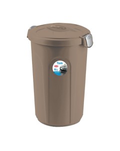 Stefanplast Tom Δοχείο Αποθήκευσης Καφέ 46L