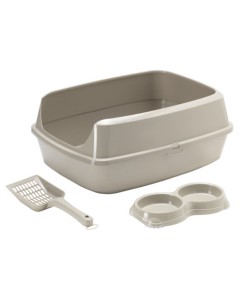 Moderna Starterkit Με Μπολ, Φτυαράκι Γκρι & Τουαλέτα 50x38x10.8cm