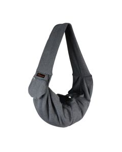 Pet Τσάντα Μεταφοράς Μάρσιπος Γκρι 35x25x42cm