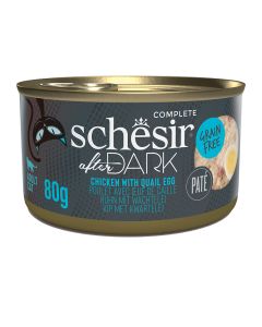 Schesir Cat After Dark Πατέ Κοτόπουλο & Αυγό Ορτυκιού 80gr