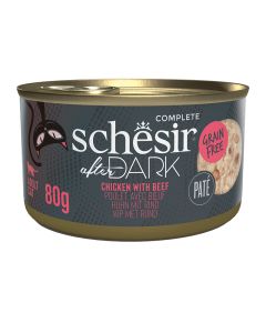 Schesir Cat After Dark Πατέ Κοτόπουλο & Βοδινό 80gr