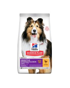 Hill's Science Plan Dog Sensitive Stomach & Skin Medium &mu;&epsilon; &Kappa;&omicron;&tau;ό&pi;&omicron;&upsilon;&lambda;&omicron; 2.5kg -20%