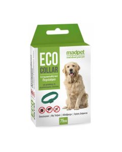 MadPet Eco Collar &Alpha;&nu;&tau;&iota;&pi;&alpha;&rho;&alpha;&sigma;&iota;&tau;&iota;&kappa;ό &Pi;&epsilon;&rho;&iota;&lambda;&alpha;ί&mu;&iota;&omicron; &Sigma;&kappa;ύ&lambda;&omicron;&upsilon; 75cm