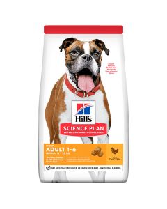 Hill's Science Plan Dog Adult Light Medium με Κοτόπουλο 14kg