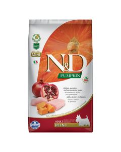 N&D Pumpkin Dog Adult Mini με Κοτόπουλο, Κολοκύθα & Ρόδι 7kg