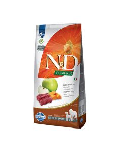 N&D Pumpkin Dog Adult Medium-Maxi με Ελάφι, Κολοκύθα & Μήλο 12kg