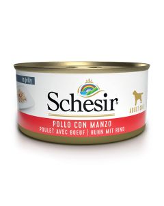 Schesir Dog Κοτόπουλο & Μοσχάρι 150gr