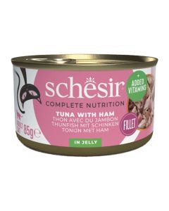Schesir Cat Τόνος & Ζαμπόν σε Ζελέ 85gr