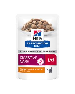 Hill's Prescription Diet Feline i/d Digestive Care με Κοτόπουλο 85gr