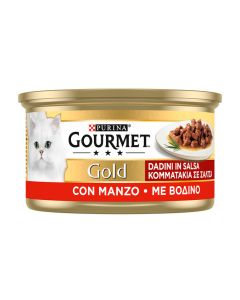 Gourmet Gold Κομματάκια σε Σάλτσα Βοδινό 85gr