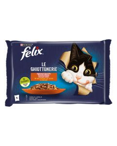 Felix Agail Κουνέλι & Αρνί σε Ζελέ 4x85gr