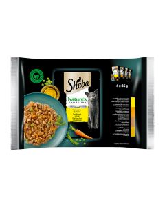 Sheba Πουλερικά σε Ζελέ 4x85gr