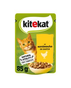 Kitekat με Κοτόπουλο σε Σάλτσα 85gr