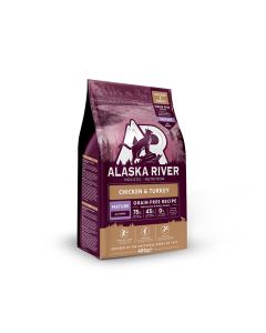 Alaska River Grain Free Cat Mature Chicken & Turkey 400gr