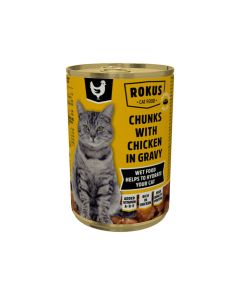 Rokus Γάτας με Κοτόπουλο 415gr