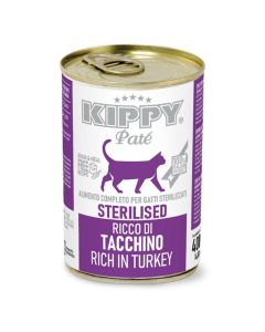 Kippy Cat Πατέ Sterilised με Γαλοπούλα 400gr