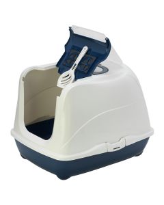 Moderna Flip Cat Κλειστή Τουαλέτα Γάτας Μπλε 50x39x37cm