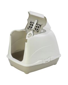 Moderna Flip Cat Κλειστή Τουαλέτα Γάτας Γκρι 50x39x37cm