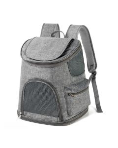 Pet Τσάντα Μεταφοράς Γκρι 40x36x28cm
