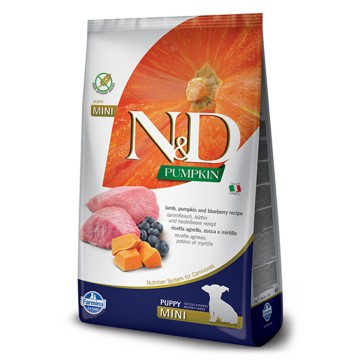 N&D Pumpkin Dog Puppy Mini με Αρνί, Κολοκύθα & Μύρτιλο 2.5kg