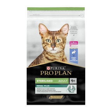 Purina Pro Plan Cat Renal Plus Sterilised Κουνέλι 1.5kg