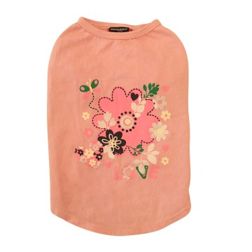 Pet Μπλούζα Σκύλου Pink Flower L 30cm