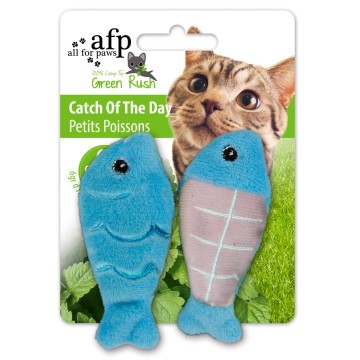 AFP Παιχνίδι Γάτας Green Rush Catch Of The Day με Catnip 5cm