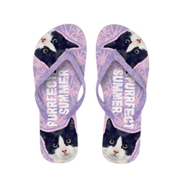 x PLENTY GIFTS ΣΑΓΙΟΝΑΡΕΣ FLIP FLOPS B&W  Νο 37-39