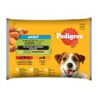 Pedigree Pouch με Μοσχάρι, Αρνί & Γαλοπούλα σε Σάλτσα 4x100gr
