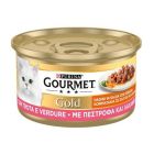 Gourmet Gold Κομματάκια σε Σάλτσα Πέστροφα & Λαχανικά 85gr
