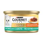 Gourmet Gold Κομματάκια σε Σάλτσα Κουνέλι & Καρότα 85gr