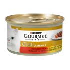 Gourmet Gold Double Pleasure Casserole Βοδινό & Κοτόπουλο σε Σάλτσα Ντομάτας 85gr