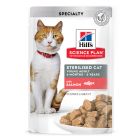 Hill's Science Plan Cat Adult Sterilized με Σολομό 85gr