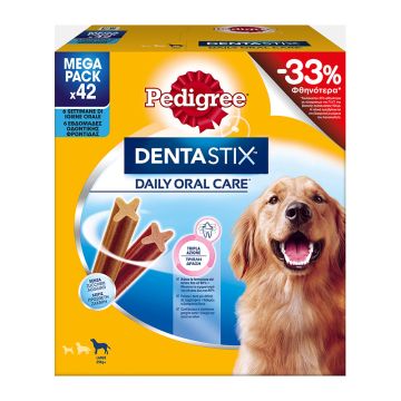 Pedigree Dentastix Large 6x270gr (42τμχ) -33%