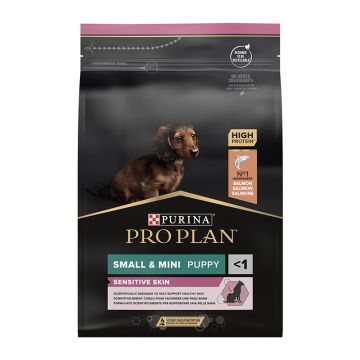 Purina Pro Plan Dog Small & Mini Puppy Sensitive Skin Σολομός 3kg
