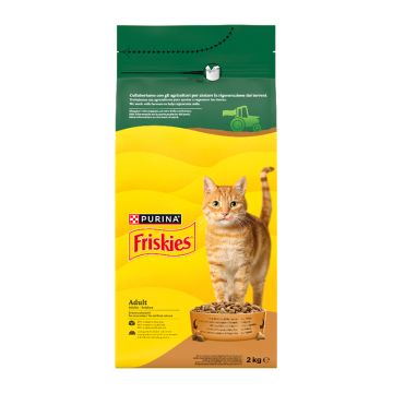 Friskies Cat Adult Κοτόπουλο & Γαλοπούλα 2kg
