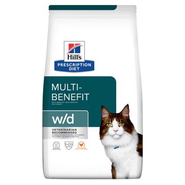 Hill's Prescription Diet Feline w/d Multi Benefit με Κοτόπουλο 1.5kg