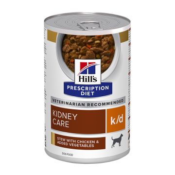 Hill's Prescription Diet Canine k/d Kidney Care Stew με Κοτόπουλο & Λαχανικά 354gr