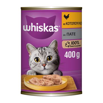 Whiskas Πατέ με Κοτόπουλο 400gr