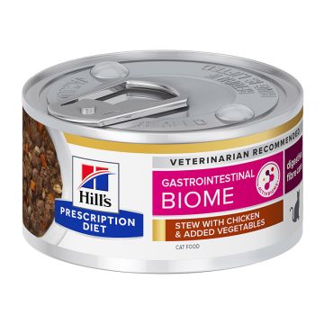 Hill's Prescription Diet Feline Gibiome Stew με Κοτόπουλο & Λαχανικά 82gr
