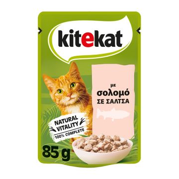 Kitekat με Σολομό σε Σάλτσα 85gr