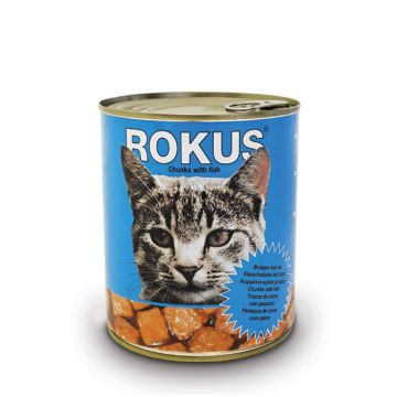 Rokus Γάτας με Ψάρι 810gr