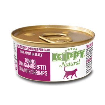 Kippy Cat Natural με Τόνο & Γαρίδες 70gr