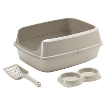 Moderna Starterkit Με Μπολ, Φτυαράκι Γκρι & Τουαλέτα 50x38x10.8cm