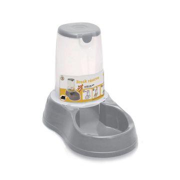 Stefanplast Αυτόματη Ταΐστρα Γκρι 1.5L